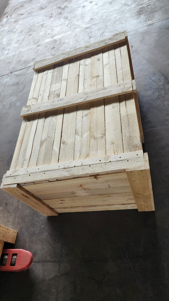 Large custom timber crate